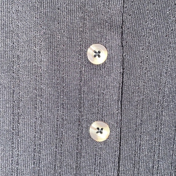 So Black Scoop Neck Button Front Tank Top NWT - Picture 6 of 8